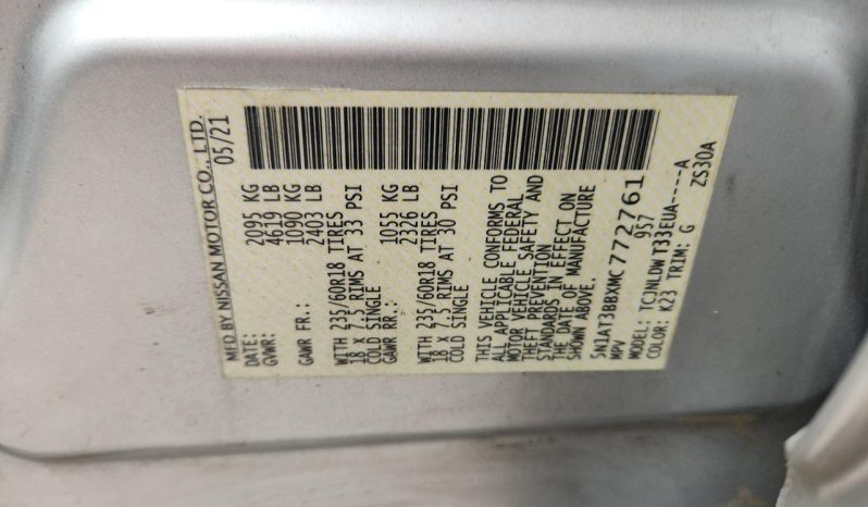 
NISSAN ROGUE SV, 2021 full									