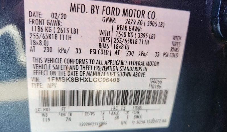 
FORD EXPLORER, 2020 full									