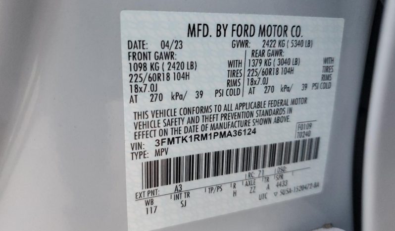 
FORD MUSTANG MACH-E SELECT, 2023 full									