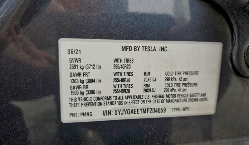 
TESLA MODEL Y LR DM, 2021 full									