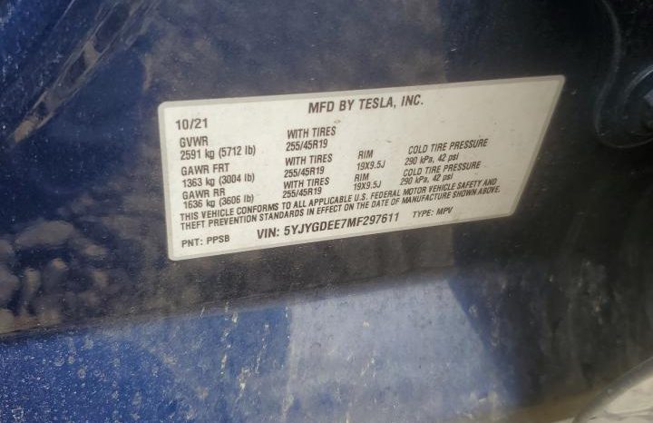 
TESLA MODEL Y LR DM, 2021 full									