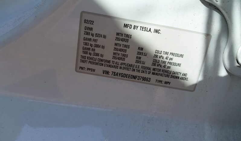 
TESLA MODEL Y LR DM, 2022 full									