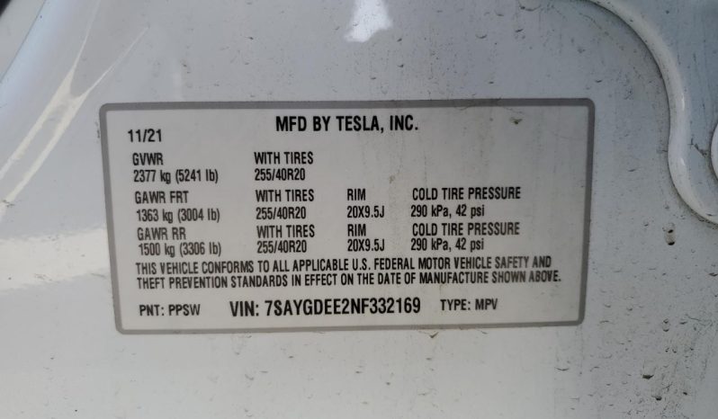 
TESLA MODEL Y LR DM, 2022 (2021) full									