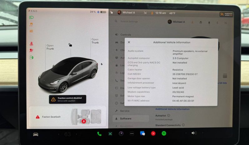 
TESLA MODEL 3 SR RWD, 2019 full									