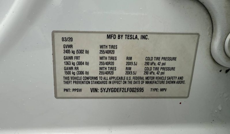 
TESLA MODEL Y LR DM, 2020 full									