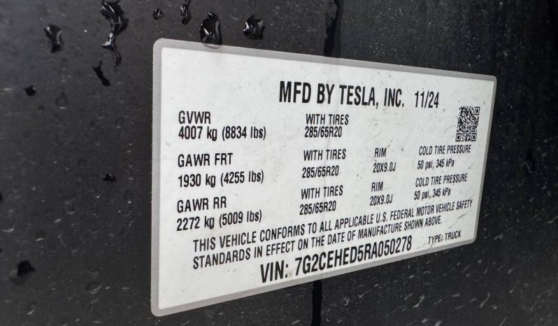 
TESLA CYBERTRUCK, 2024 full									