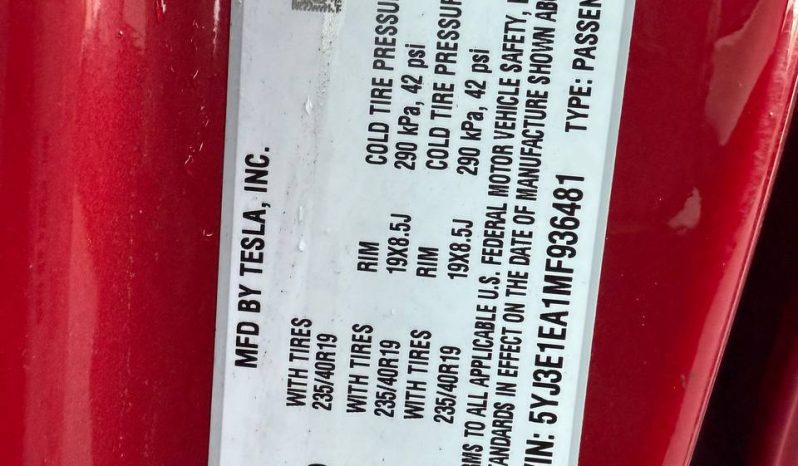 
TESLA MODEL 3 SR+ RWD, 2021 full									