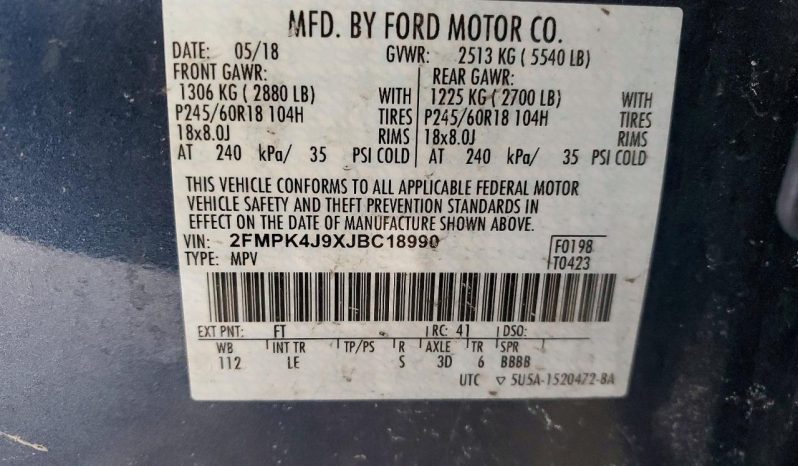 
FORD EDGE SEL, 2018 full									