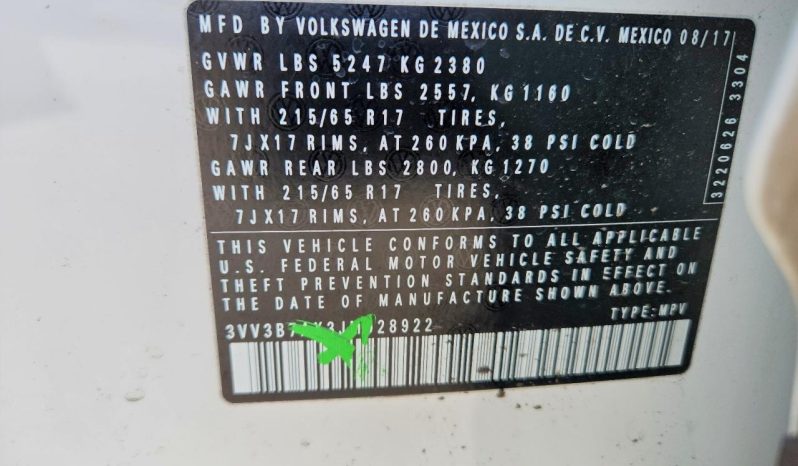 
VOLKSWAGEN TIGUAN SE, 2018 (2017) full									