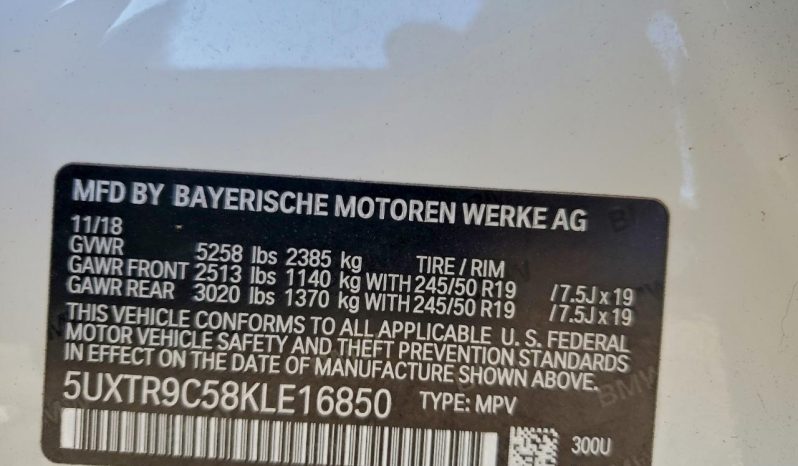 
BMW X3 XDRIVE30I, 2019 (2018) full									