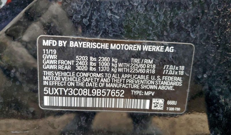 
BMW X3 SDRIVE30I, 2020 (2019) full									