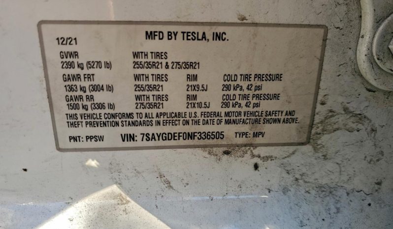 
TESLA MODEL Y PERFORMANCE, 2022 (2021) full									