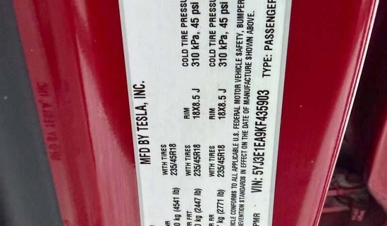 
TESLA MODEL 3 SR+ RWD, 2019 full									