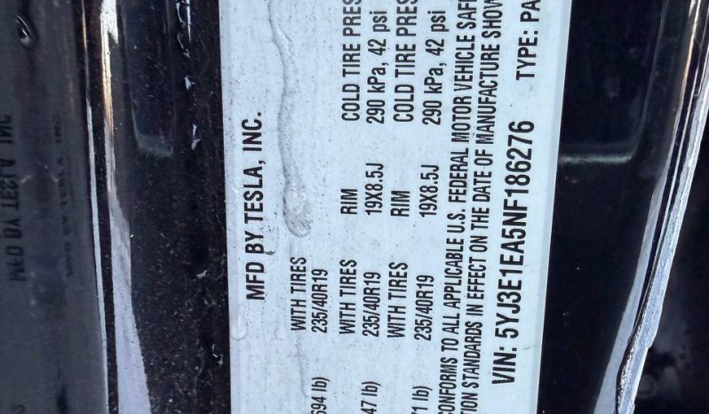 
TESLA MODEL 3 RWD, 2022 full									