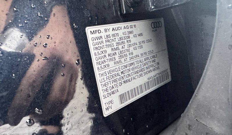 
AUDI Q7 PREMIUM PLUS, 2017 (2016) full									