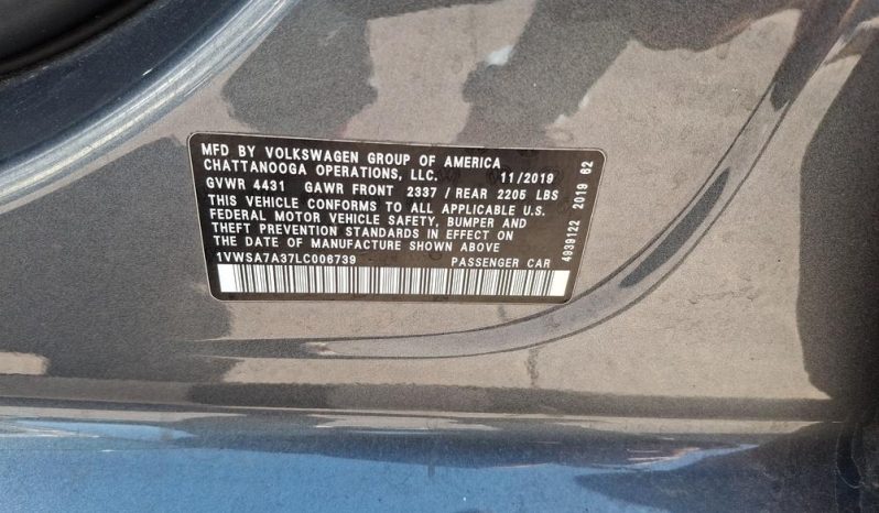 
VOLKSWAGEN PASSAT SE, 2020 (2019) full									