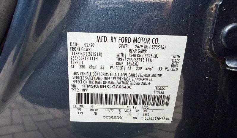 
FORD EXPLORER, 2020 full									