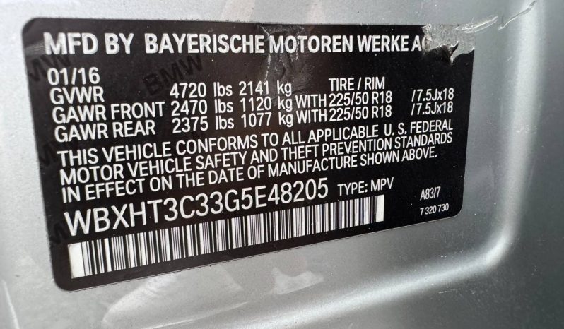 
BMW X1 XDRIVE28I, 2016 full									