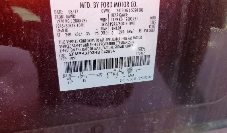 
FORD EDGE SEL, 2017 full									