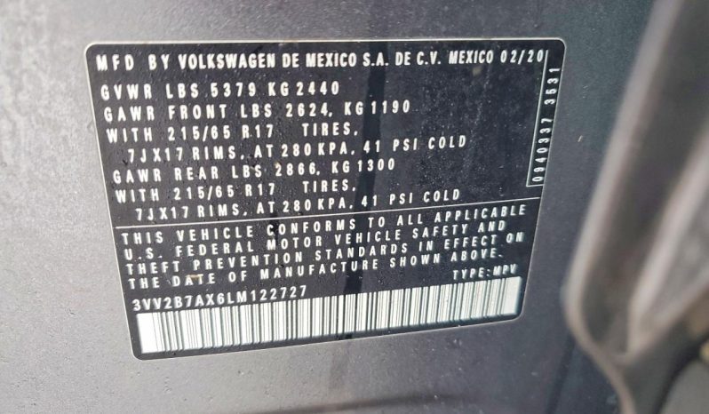 
VOLKSWAGEN TIGUAN SE, 2020 full									