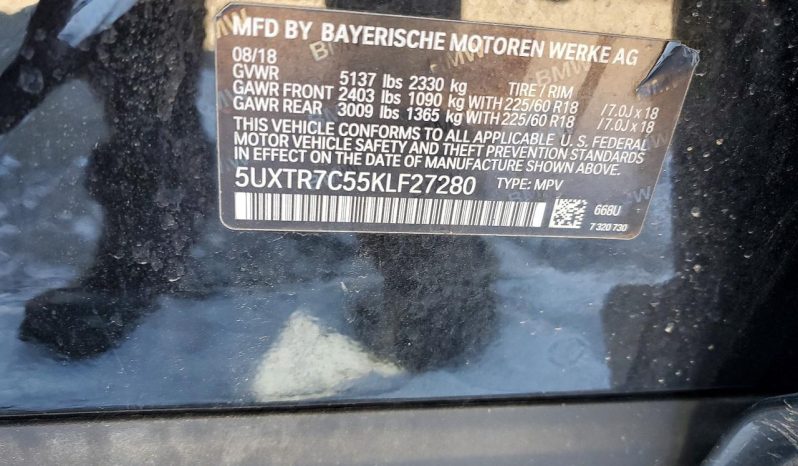 
BMW X3 SDRIVE30I, 2019 (2018) full									