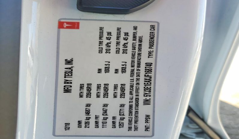 
TESLA MODEL 3 MR RWD, 2018 full									