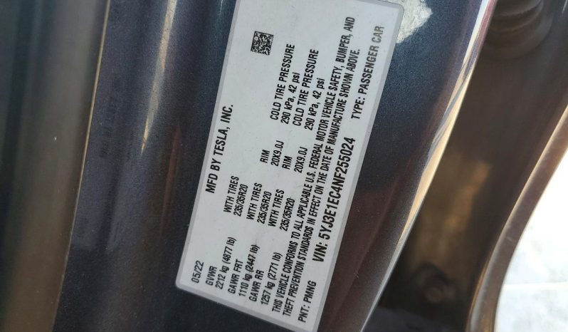 
TESLA MODEL 3 PERFORMANCE, 2022 full									