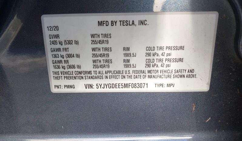 
TESLA MODEL Y LR DM, 2021 (2020) full									