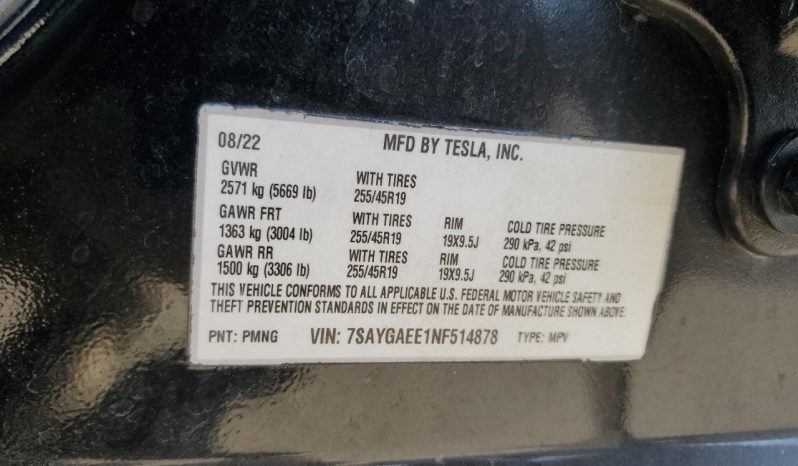 
TESLA MODEL Y LR DM, 2022 full									