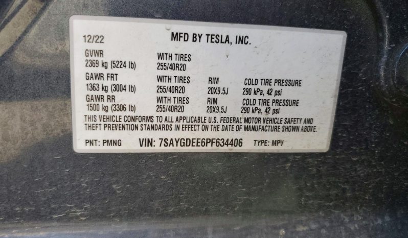 
TESLA MODEL Y LR DM, 2023 (2022) full									