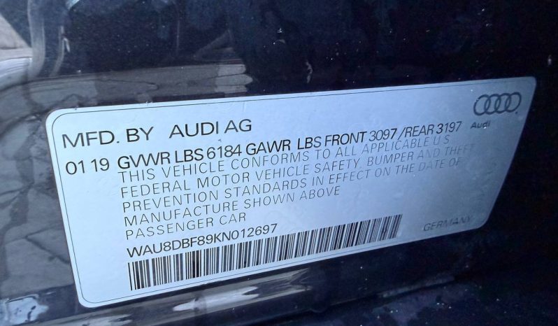 
AUDI A8 L 55, 2019 full									