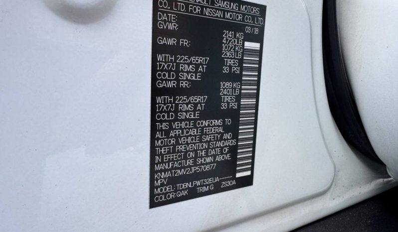 
NISSAN ROGUE S, 2018 full									