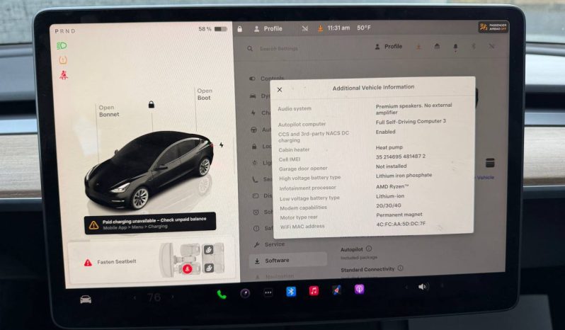 
TESLA MODEL 3 RWD, 2022 full									
