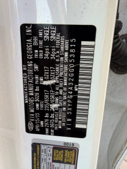 
KIA SORENTO LX, 2016 (2015) full									