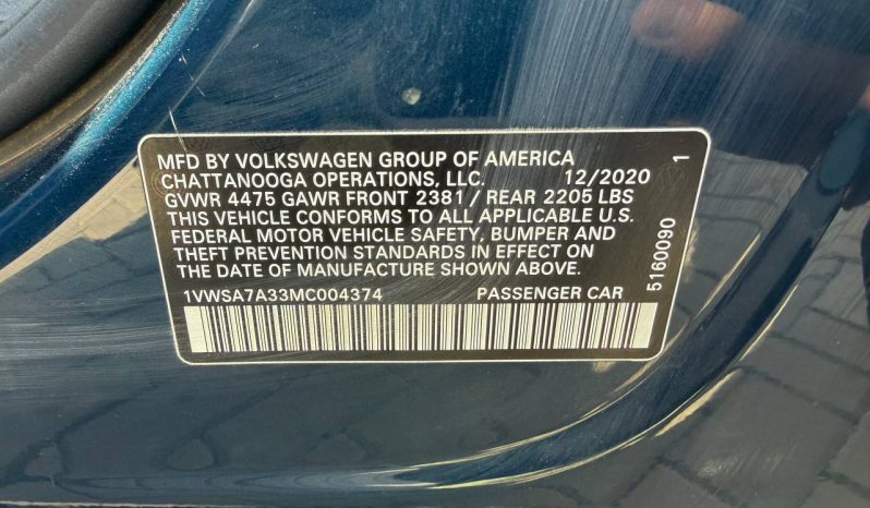 
VW PASSAT SE, 2020 full									