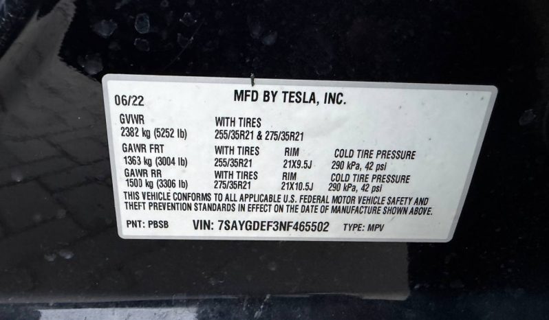 
TESLA MODEL Y PERFORMANCE, 2022 full									