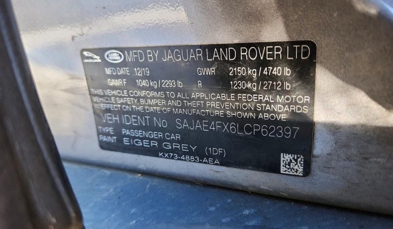 
JAGUAR XE S, 2020 (2019) full									