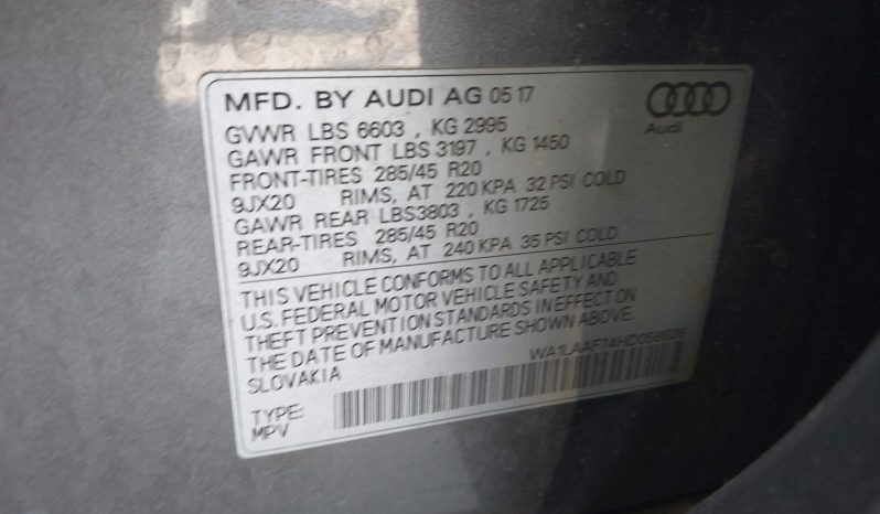 
AUDI Q7 3.0T PREMIUM, 2017 full									