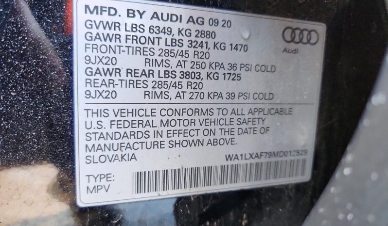 
AUDI Q7 PREMIUM PLUS, 2021 (2020) full									