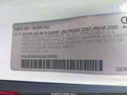 
AUDI A4 2.0T ULTRA PREMIUM, 2018 (2017) full									