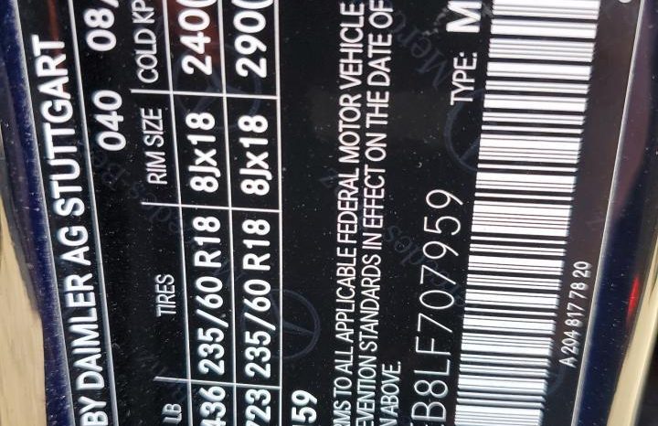 
MERCEDES-BENZ GLC 300 4MATIC, 2020 (2019) full									