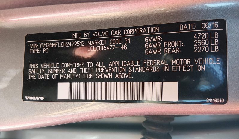 
VOLVO S60 T5 DYNAMIC, 2017 (2016) full									