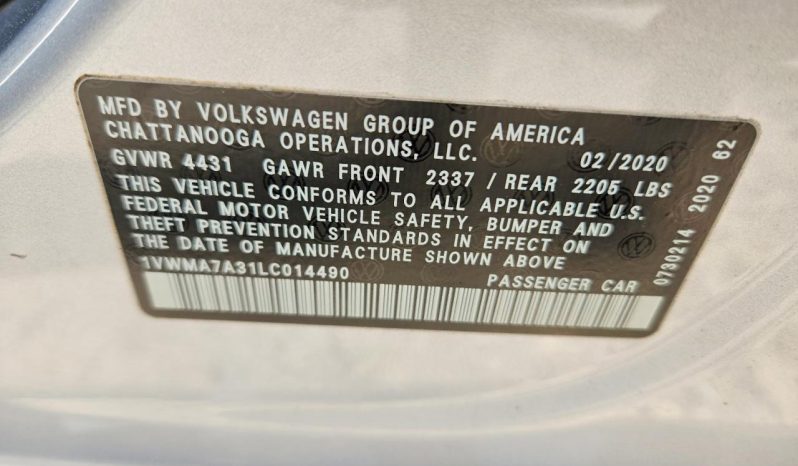 
VOLKSWAGEN PASSAT R-LINE, 2020 full									