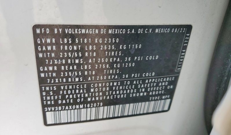 
VOLKSWAGEN TIGUAN SE, 2022 full									