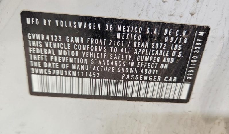 
VOLKSWAGEN JETTA S, 2019 (2018) full									