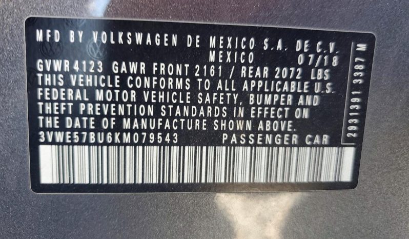 
VOLKSWAGEN JETTA SEL, 2019 (2018) full									