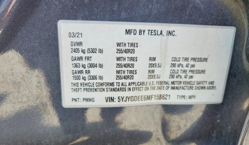 
TESLA MODEL Y LR DM, 2021 full									