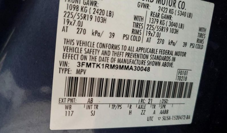 
FORD MUSTANG MACH-E SELECT, 2021 full									