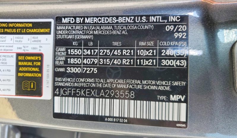 
MERCEDES-BENZ GLS 450 4MATIC, 2020 full									