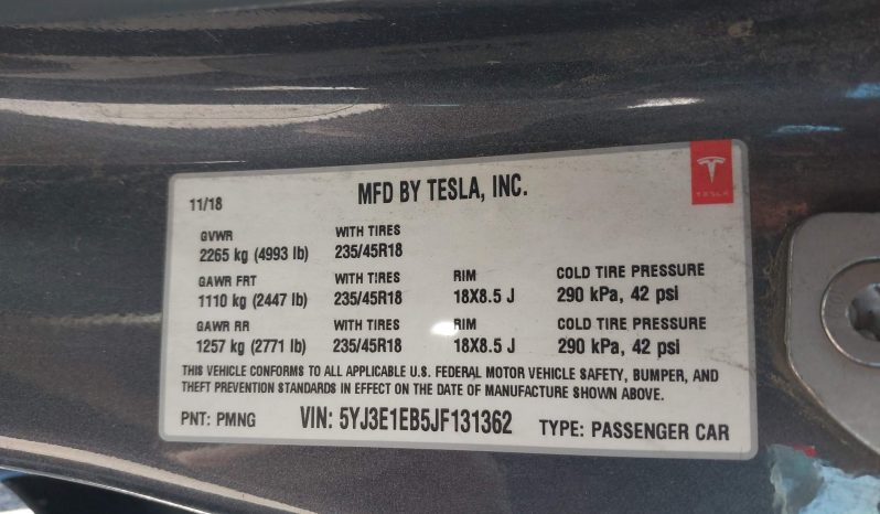 
TESLA MODEL 3 LR DM, 2018 full									
